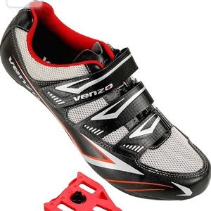Venzo Bicycle Men's Road Cycling Riding Shoes